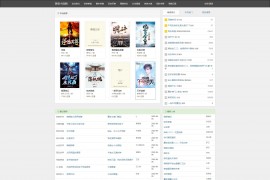 小旋风蜘蛛池小说模板 自适应小说站群模板
